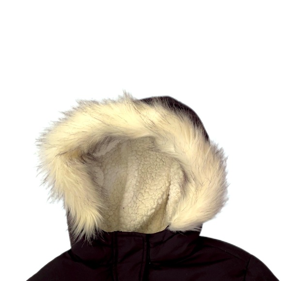 The Children Place Kids Girls Puffer Coat Jacket Warmest Black Sz L/G 10-12 - Picture 3 of 8